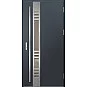 Oceľové vchodové dvere - SELTERS 3 - Antracit Štruktúra, Label Inox Oceľové vchodové dvere ERKADO - SELTERS 3 - Antracit Štruktúra, Label Inox