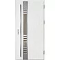 Oceľové vchodové dvere - SELTERS 3 - Borovica Biela, Label Inox Oceľové vchodové dvere ERKADO - SELTERS 3 - Borovica Biela, Label Inox