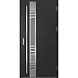 Oceľové vchodové dvere - SELTERS 3 - Čierna, Label Inox Oceľové vchodové dvere ERKADO - SELTERS 3 - Čierna, Label Inox