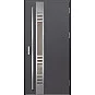 Oceľové vchodové dvere - SELTERS 3 - Hladký Antracit, Label Inox Oceľové vchodové dvere - SELTERS 3 - Hladký Antracit, Label Inox