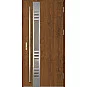 Oceľové vchodové dvere - SELTERS 3 - Orech, Label Inox Oceľové vchodové dvere ERKADO - SELTERS 3 - Orech, Label Inox