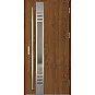 Oceľové vchodové dvere - SELTERS 4 - Orech, Label Inox Oceľové vchodové dvere ERKADO - SELTERS 4 - Orech, Label Inox