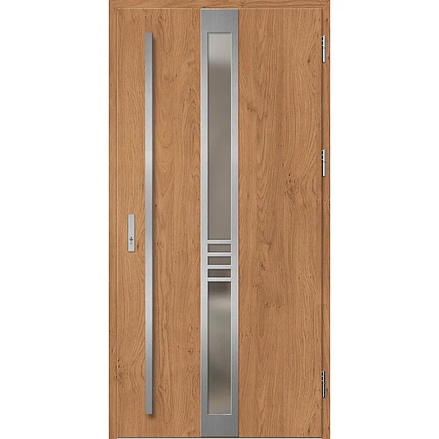 Oceľové vchodové dvere - SINGEN 2 - Winchester, Label Inox Oceľové vchodové dvere ERKADO - SINGEN 2 - Winchester, Label Inox
