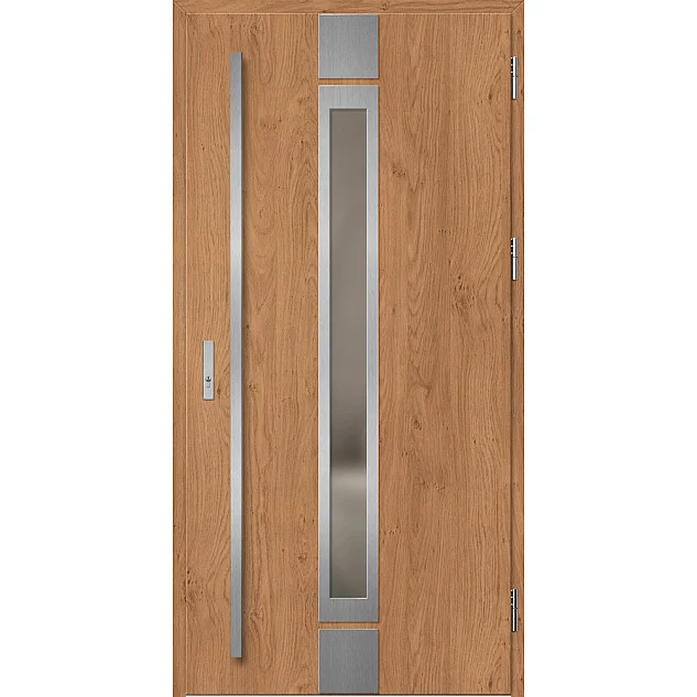Oceľové vchodové dvere - SINGEN 3 - Winchester, Label Inox Oceľové vchodové dvere ERKADO - SINGEN 3 - Winchester, Label Inox
