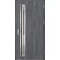 Oceľové vchodové dvere - TREBUR 1 - Dub Antracit, Label Inox Oceľové vchodové dvere ERKADO - TREBUR 1 - Dub Antracit, Label Inox
