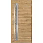 Oceľové vchodové dvere - TREBUR 1 - Dub Natur Priečny, Label Inox Oceľové vchodové dvere ERKADO - TREBUR 1 - Dub Natur Priečny, Label Inox