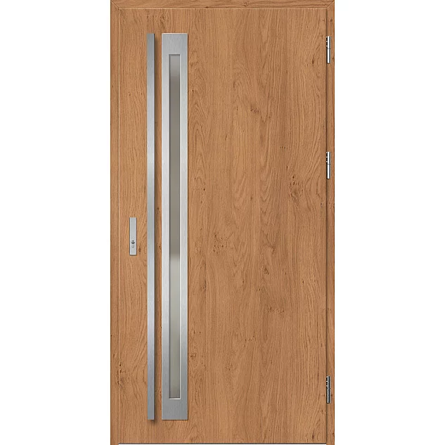 Oceľové vchodové dvere - TREBUR 1 - Winchester, Label Inox Oceľové vchodové dvere ERKADO - TREBUR 1 - Winchester, Label Inox
