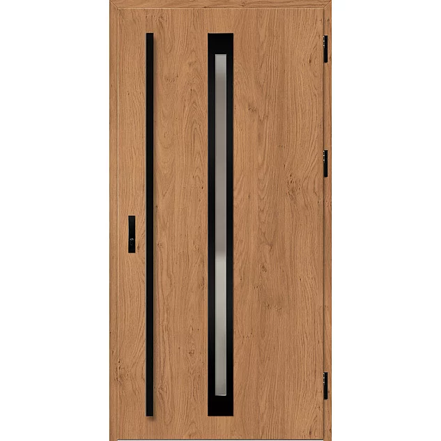 Oceľové vchodové dvere - TREBUR 2 - Winchester, Label Black Oceľové vchodové dvere ERKADO - TREBUR 2 - Winchester, Label Black