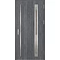 Oceľové vchodové dvere - TREBUR 3 - Dub Antracit, Label Inox Oceľové vchodové dvere ERKADO - TREBUR 3 - Dub Antracit, Label Inox