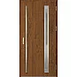 Oceľové vchodové dvere - TREBUR 3 - Orech, Label Inox Oceľové vchodové dvere ERKADO - TREBUR 3 - Orech, Label Inox
