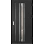 Oceľové vchodové dvere - TREBUR 5 - Čierna, Label Inox Oceľové vchodové dvere ERKADO - TREBUR 5 - Čierna, Label Inox
