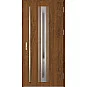 Oceľové vchodové dvere - TREBUR 5 - Orech, Label Inox Oceľové vchodové dvere ERKADO - TREBUR 5 - Orech, Label Inox