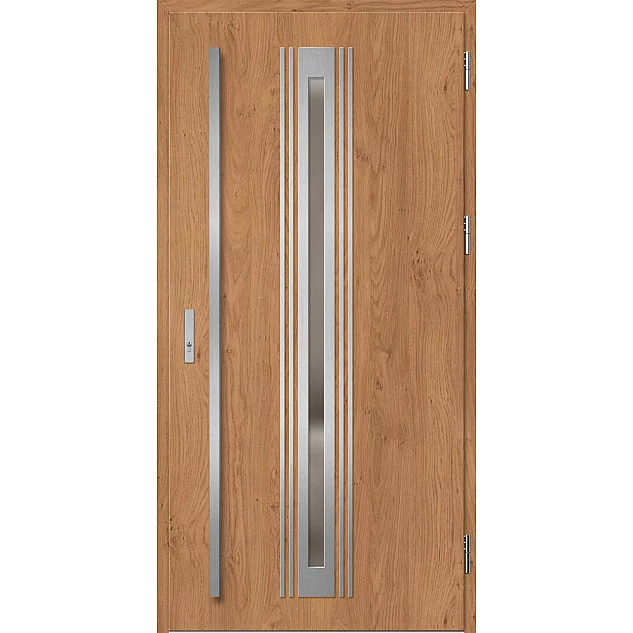 Oceľové vchodové dvere - TREBUR 5 - Winchester, Label Inox Oceľové vchodové dvere ERKADO - TREBUR 5 - Winchester, Label Inox