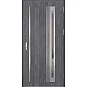 Oceľové vchodové dvere - TREBUR 6 - Dub Antracit, Label Inox Oceľové vchodové dvere ERKADO - TREBUR 6 - Dub Antracit, Label Inox