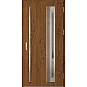 Oceľové vchodové dvere - TREBUR 6 - Orech, Label Inox Oceľové vchodové dvere ERKADO - TREBUR 6 - Orech, Label Inox