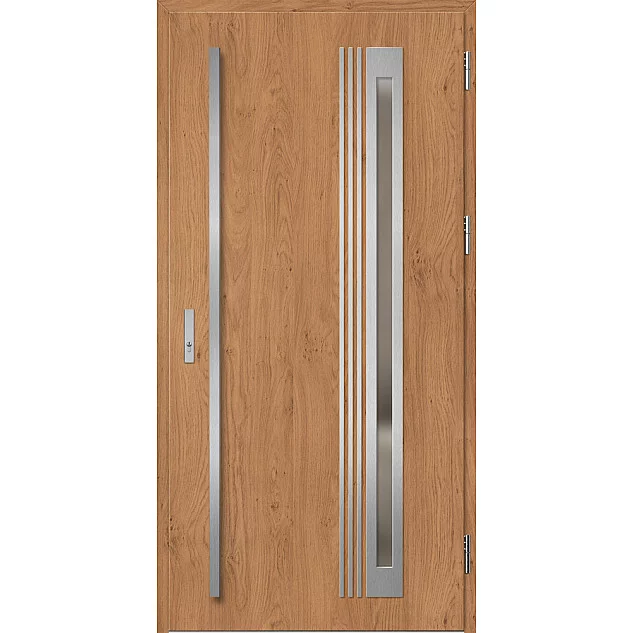 Oceľové vchodové dvere - TREBUR 6 - Winchester, Label Inox Oceľové vchodové dvere ERKADO - TREBUR 6 - Winchester, Label Inox