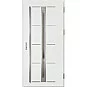 Oceľové vchodové dvere - TREBUR 8 - Borovica Biela, Label Inox Oceľové vchodové dvere ERKADO - TREBUR 8 - Borovica Biela, Label Inox