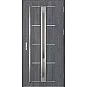 Oceľové vchodové dvere - TREBUR 8 - Dub Antracit, Label Inox Oceľové vchodové dvere ERKADO - TREBUR 8 - Dub Antracit, Label Inox