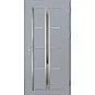 Oceľové vchodové dvere - TREBUR 8 - Sivá, Label Inox Oceľové vchodové dvere ERKADO - TREBUR 8 - Sivá, Label Inox