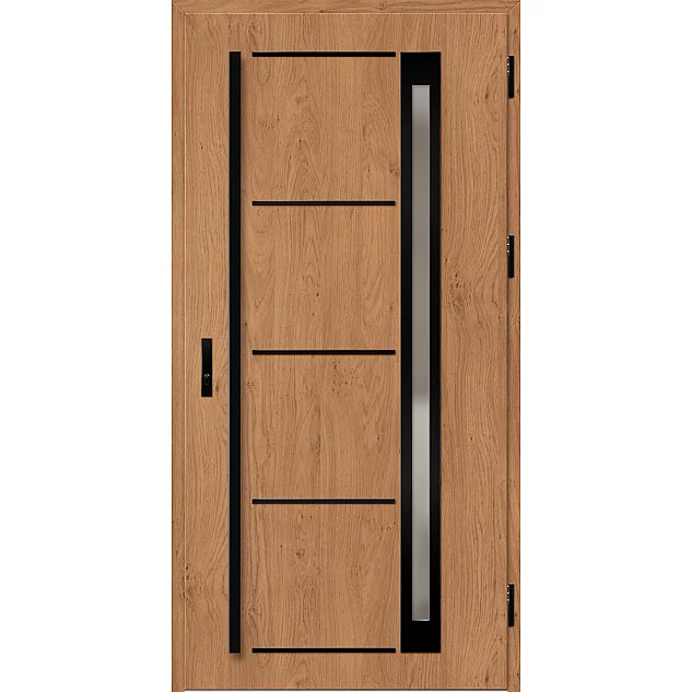 Oceľové vchodové dvere - TREBUR 9 - Winchester, Label Black Oceľové vchodové dvere ERKADO - TREBUR 9 - Winchester, Label Black