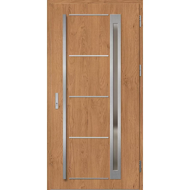 Oceľové vchodové dvere - TREBUR 9 - Winchester, Label Inox Oceľové vchodové dvere ERKADO - TREBUR 9 - Winchester, Label Inox