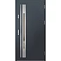 Oceľové vchodové dvere - WELS 1 - Antracit Štruktúra, Label Inox Oceľové vchodové dvere ERKADO - WELS 1 - Antracit Štruktúra, Label Inox