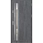 Oceľové vchodové dvere - WELS 1 - Dub Antracit, Label Inox Oceľové vchodové dvere ERKADO - WELS 1 - Dub Antracit, Label Inox
