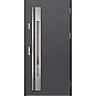 Oceľové vchodové dvere - WELS 1 - Hladký Antracit, Label Inox Oceľové vchodové dvere ERKADO - WELS 1 - Hladký Antracit, Label Inox