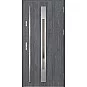 Oceľové vchodové dvere - WELS 2 - Dub Antracit, Label Inox Oceľové vchodové dvere ERKADO - WELS 2 - Dub Antracit, Label Inox