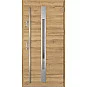 Oceľové vchodové dvere - WELS 2 - Dub Natur Priečny, Label Inox Oceľové vchodové dvere ERKADO - WELS 2 - Dub Natur Priečny, Label Inox