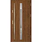 Oceľové vchodové dvere - WELS 2 - Orech, Label Inox Oceľové vchodové dvere ERKADO - WELS 2 - Orech, Label Inox