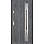Oceľové vchodové dvere - WELS 3 - Dub Antracit, Label Inox Oceľové vchodové dvere ERKADO - WELS 3 - Dub Antracit, Label Inox