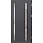Oceľové vchodové dvere - WELS 3 - Hladký Antracit, Label Inox Oceľové vchodové dvere ERKADO - WELS 3 - Hladký Antracit, Label Inox