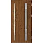 Oceľové vchodové dvere - WELS 3 - Orech, Label Inox Oceľové vchodové dvere ERKADO - WELS 3 - Orech, Label Inox