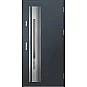 Oceľové vchodové dvere - WELS 4 - Antracit Štruktúra, Label Inox Oceľové vchodové dvere ERKADO - WELS 4 - Antracit Štruktúra, Label Inox