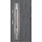 Oceľové vchodové dvere - WELS 4 - Dub Antracit, Label Inox Oceľové vchodové dvere ERKADO - WELS 4 - Dub Antracit, Label Inox