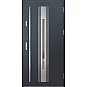 Oceľové vchodové dvere - WELS 5 - Antracit Štruktúra, Label Inox Oceľové vchodové dvere ERKADO - WELS 5 - Antracit Štruktúra, Label Inox