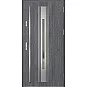 Oceľové vchodové dvere - WELS 5 - Dub Antracit, Label Inox Oceľové vchodové dvere ERKADO - WELS 5 - Dub Antracit, Label Inox