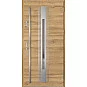 Oceľové vchodové dvere - WELS 5 - Dub Natur Priečny, Label Inox Oceľové vchodové dvere ERKADO - WELS 5 - Dub Natur Priečny, Label Inox