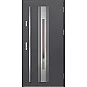 Oceľové vchodové dvere - WELS 5 - Hladký Antracit, Label Inox Oceľové vchodové dvere ERKADO - WELS 5 - Hladký Antracit, Label Inox
