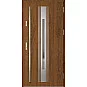 Oceľové vchodové dvere - WELS 5 - Orech, Label Inox Oceľové vchodové dvere ERKADO - WELS 5 - Orech, Label Inox