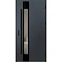 Oceľové vchodové dvere - WIENER 2 - Antracit Štruktúra, Label Diamound Glass Oceľové vchodové dvere ERKADO - WIENER 2 - Antracit Štruktúra, Label Diamound Glass