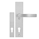 Sada solo GAJA, kľučka + štítok slim (dvere s madlom) - inox