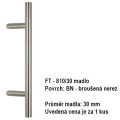 Madlo PO skosené 100 cm - Nerez   + 128 € 