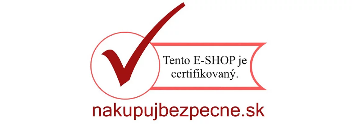Tento e-shop je certifikovaný - nakupujbezpecne.sk