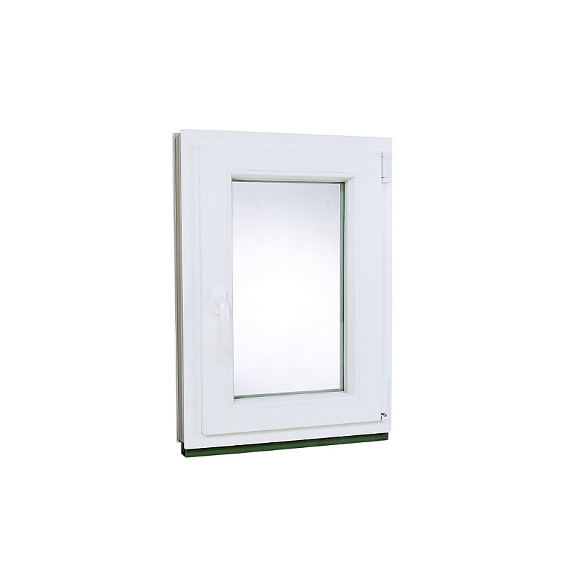 Plastové okno | 50x60 cm (500x600 mm) | Pravé| Bílé / Antracit | jednokřídlé Plastové okno | 50x60 cm (500x600 mm) | Pravé| Bílé / Antracit | jednokřídlé