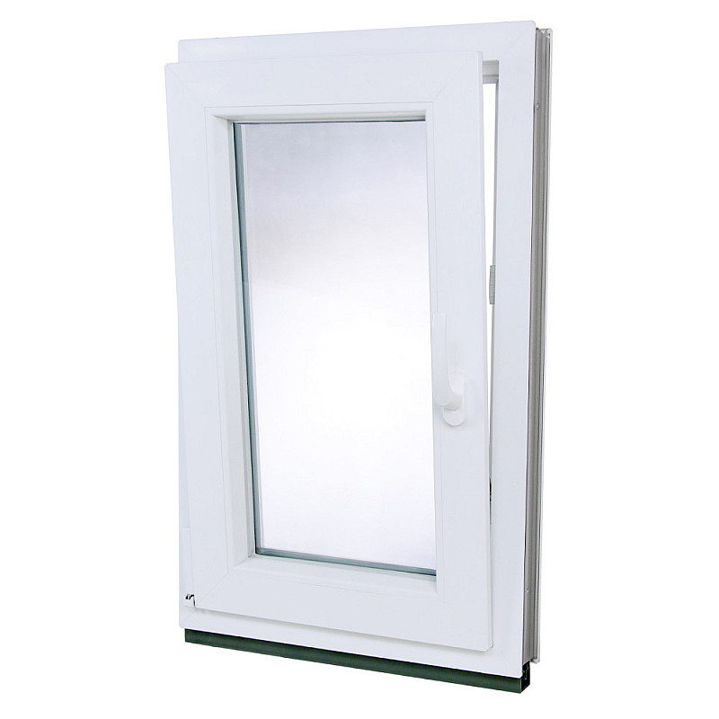 Jednokrídlové Plastové okno | 50x80 cm (500x800 mm) | Ľavé | Biele Jednokrídlové Plastové okno | 50x80 cm (500x800 mm) | Ľavé | Biele