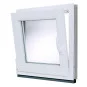 Plastové okno | 60x60 cm (600x600 mm) | biele | otváravé aj sklopné | ľavé