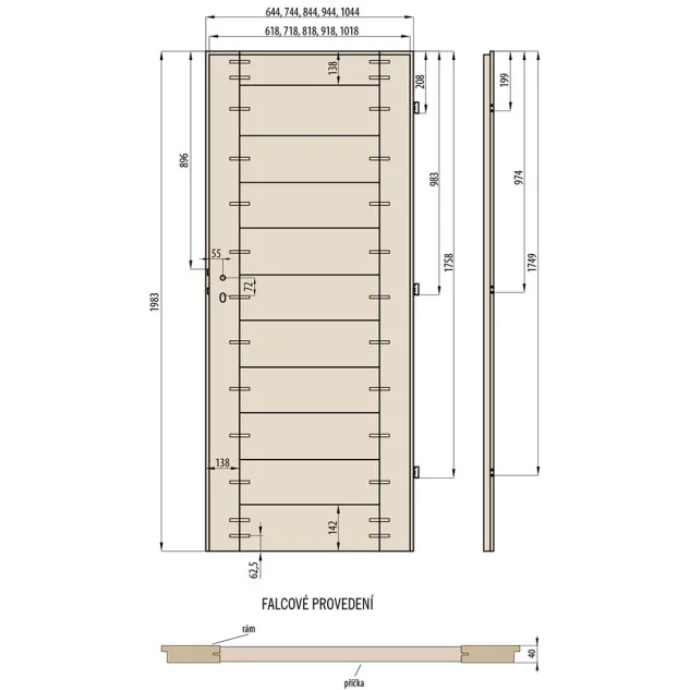 Interiérové dvere Forsycie 5