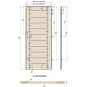 Interiérové dvere Juka 4 - Orech 3D Greko